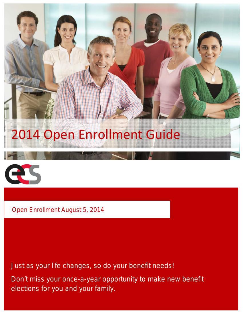 ECS Open Enrollment Guide First Draft 7 30 14 by Chip Flipsnack