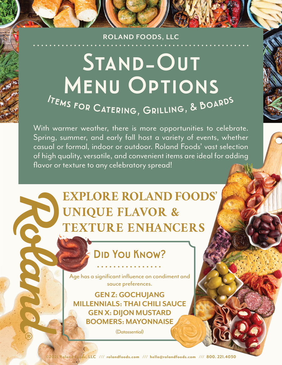 Roland Foods Stand Out Menu Options by Roland Foods Flipsnack