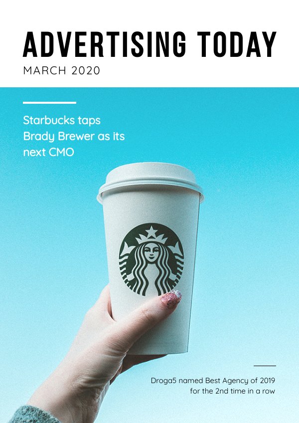 Advertising Magazine Template by Flipsnack templates Flipsnack