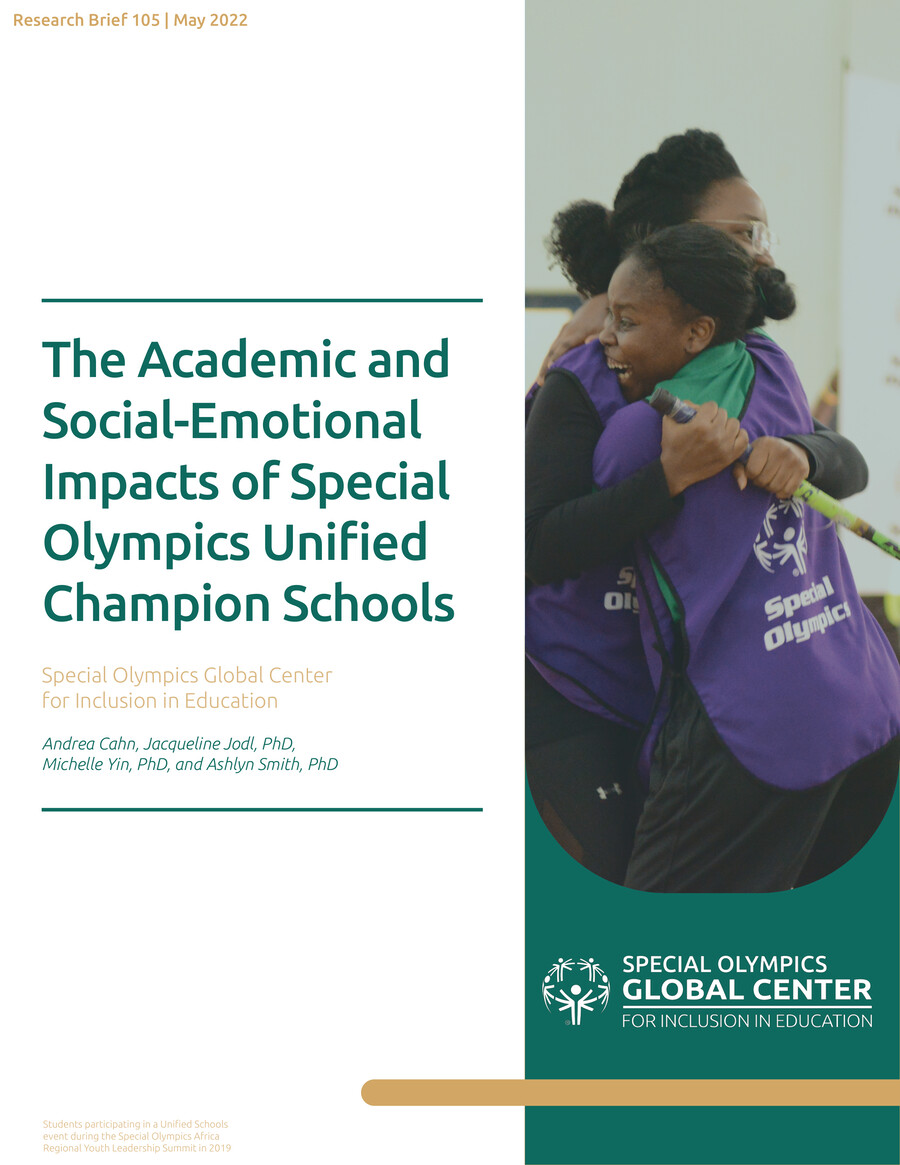 Academic and Social-Emotional Impacts of Special Olympics UCS by ...