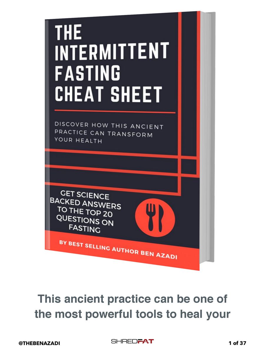 The Intermittent Fasting Cheat Sheet by benazadi Flipsnack
