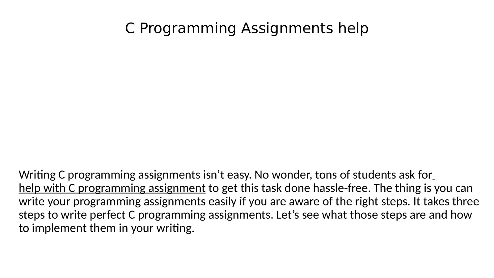C_Programming_Assignments_help by Peter Clarke - Flipsnack