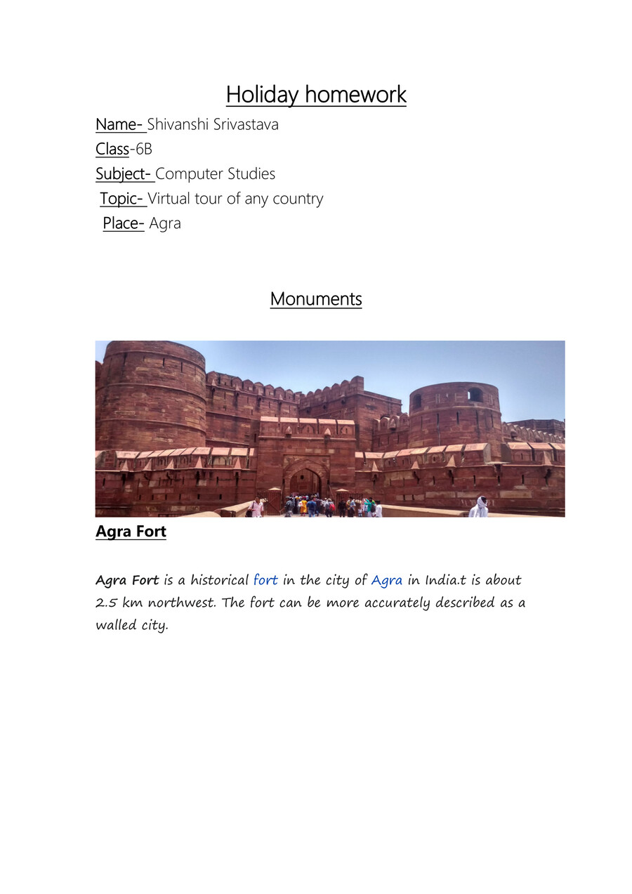 Summer holiday homework for class 1 to 5 image