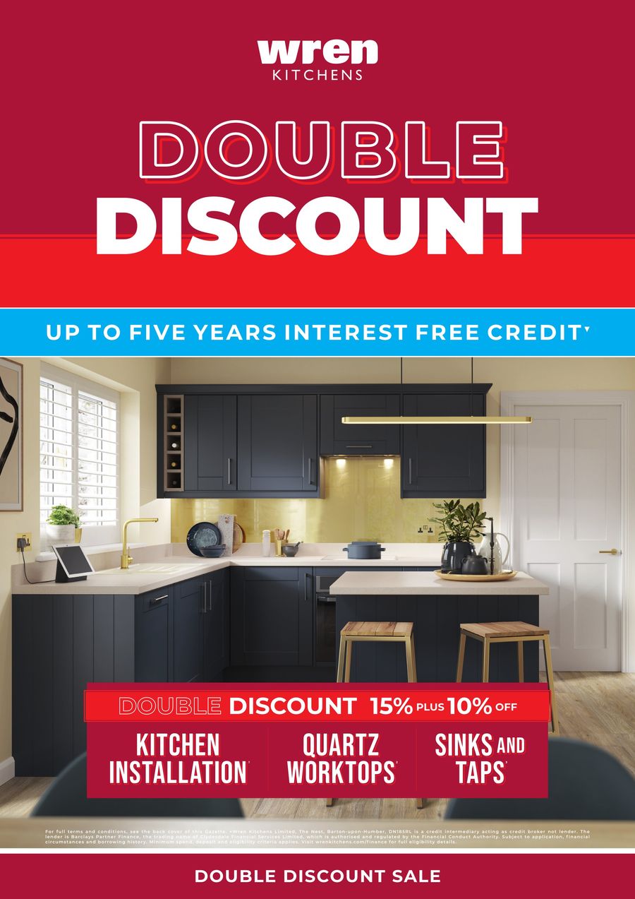 UK Double Discount Gazette by Wren Kitchens Flipsnack