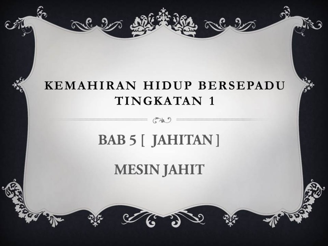 Jahitan-Mesin Jahit