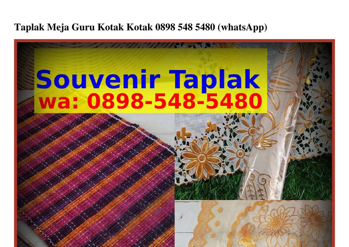 Taplak Meja Guru Kotak Kotak Ô898_548_548Ô (WA)