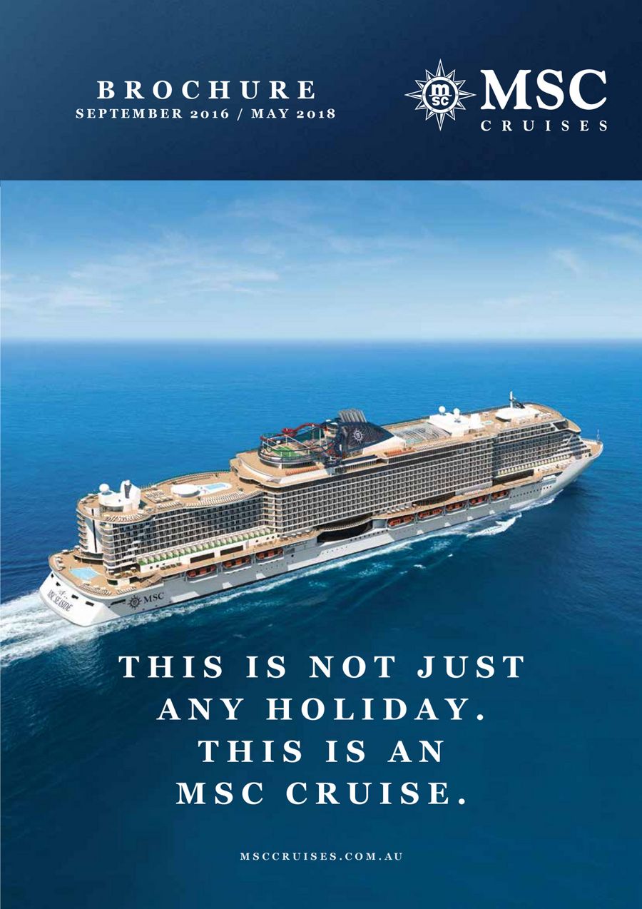 msc yacht club brochure