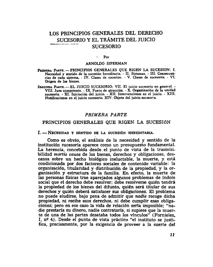 LOS PRINCIPIOS GENERALES DEL DERECHO SUCESORIO Y EL TRAMITE By Luis 