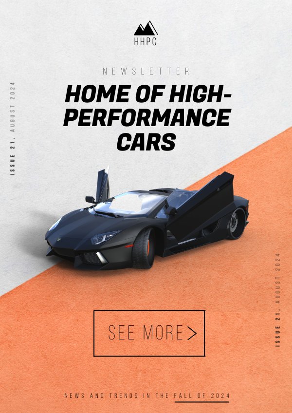 Interactive Automotive Newsletter Template by Flipsnack templates