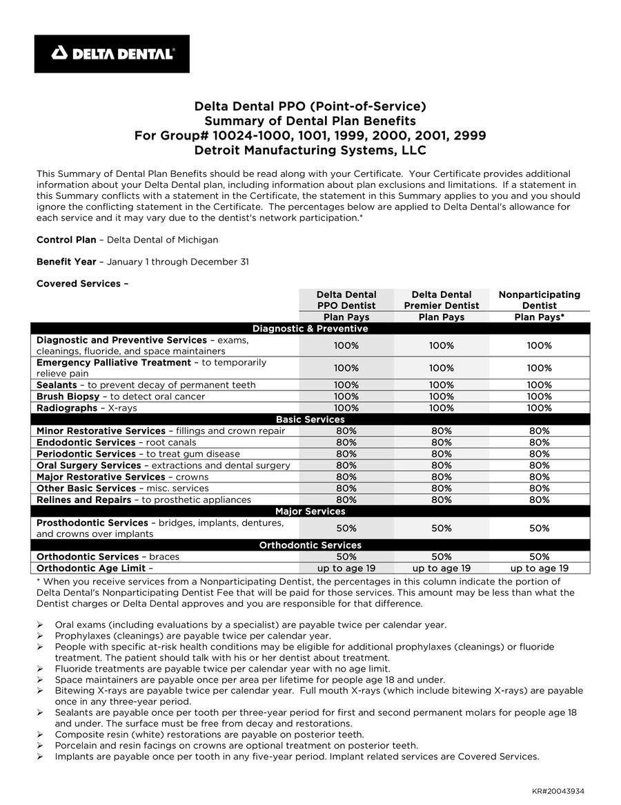 DMS Delta Dental Plan Summary by Modi Benefits Flipsnack