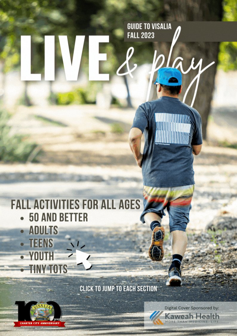 Live & Play Fall 2023 by City of Visalia Flipsnack