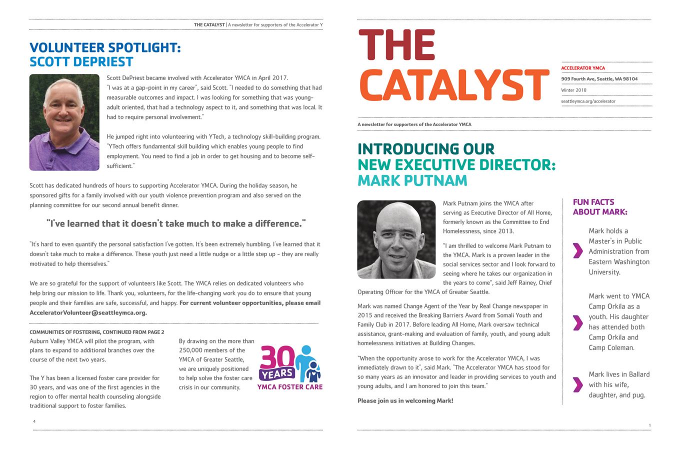 Winter 2018 Accelerator Newsletter by Accelerator YMCA Flipsnack