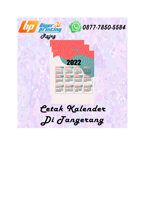 Jasa Cetak Kalender Di Rajeg