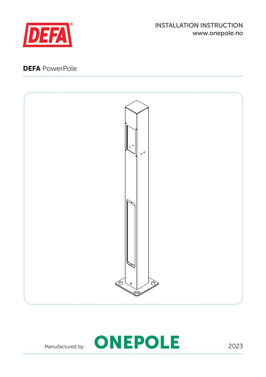 DEFA Installation Manual by QLigh AS Flipsnack