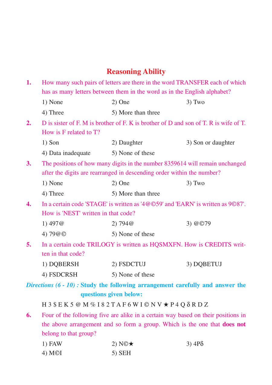 ReasoningModelQuestionPaperDownloadPDF by Daljit Singh Flipsnack