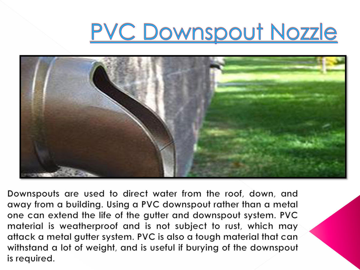PVC Downspout Nozzle by Scuppers downspout Flipsnack