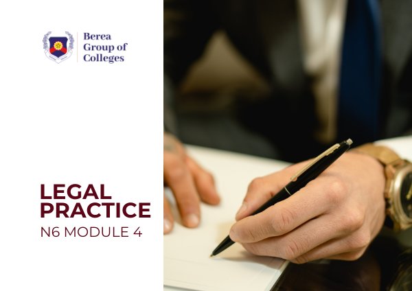 Legal Practice N6 Module 4 by E-Publishing - Flipsnack