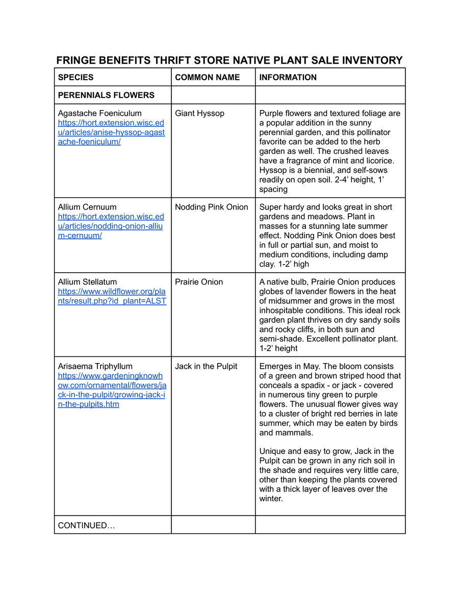 Native Plant Inventory, REV by Dana Schmidt - Flipsnack