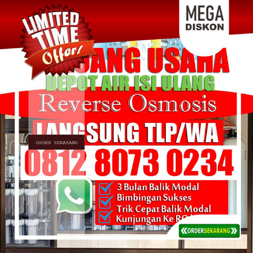 WA 0812 8073 0234 JASA PEMASANGAN AIR RO BABELAN