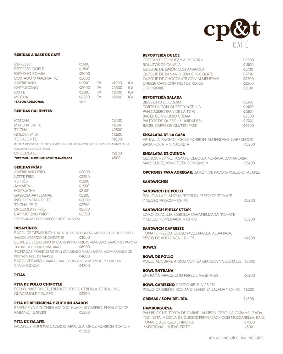 menu_CP&T by Jose Eduardo Protti - Flipsnack