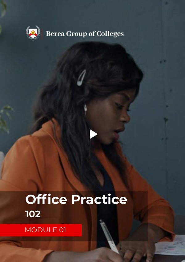 Office Practice 102 Module 1 by E-Publishing - Flipsnack