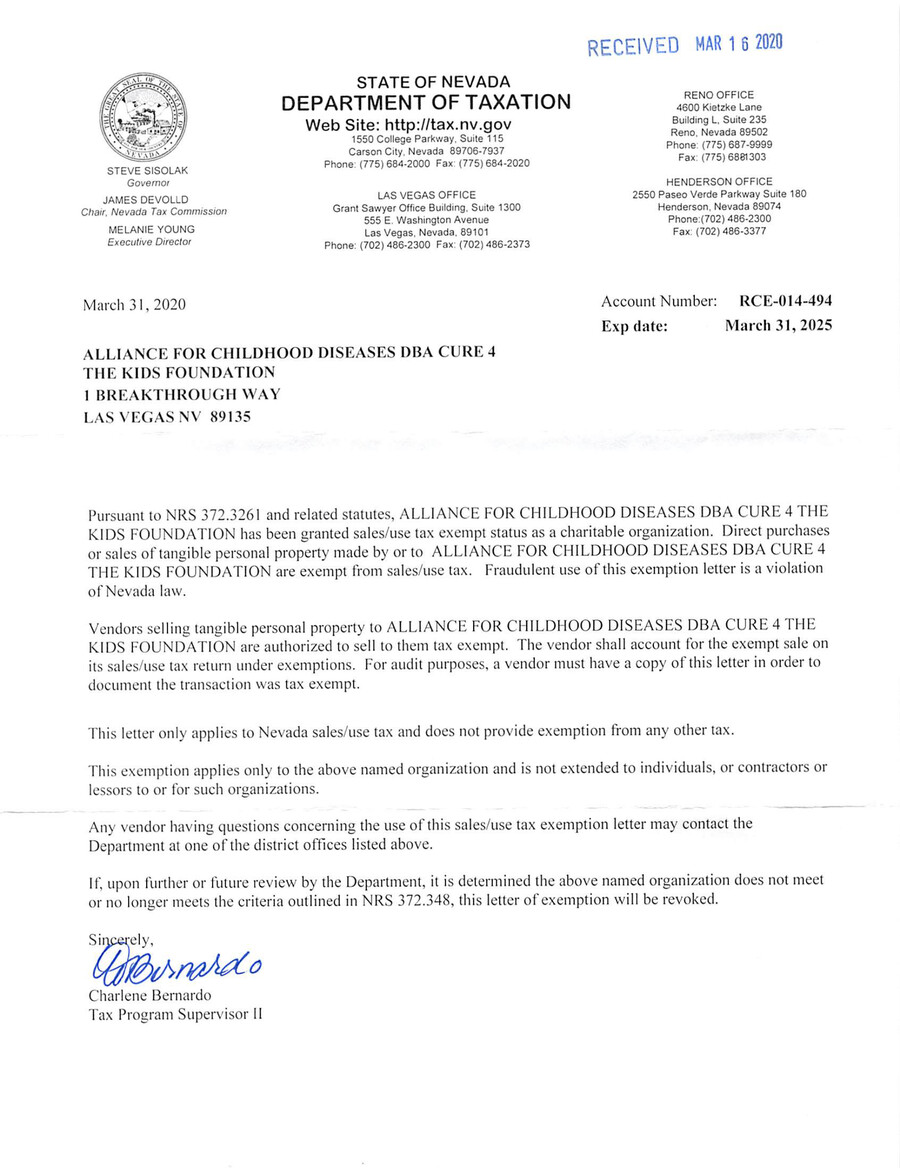 Sales Tax Exempt Letter Exp 03 31 2025 By Amber Flipsnack