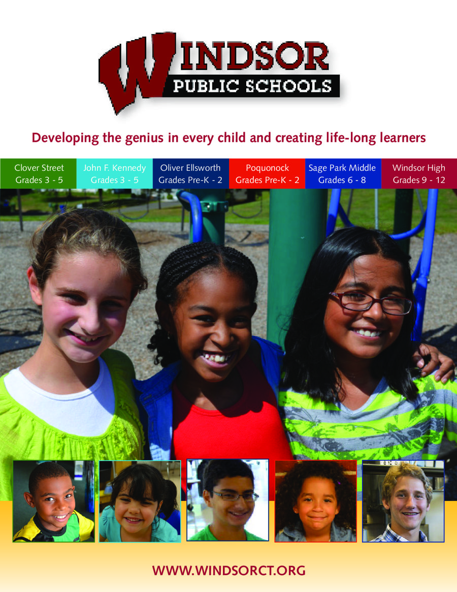 Windsor Public Schools District Brochure by District master Flipsnack