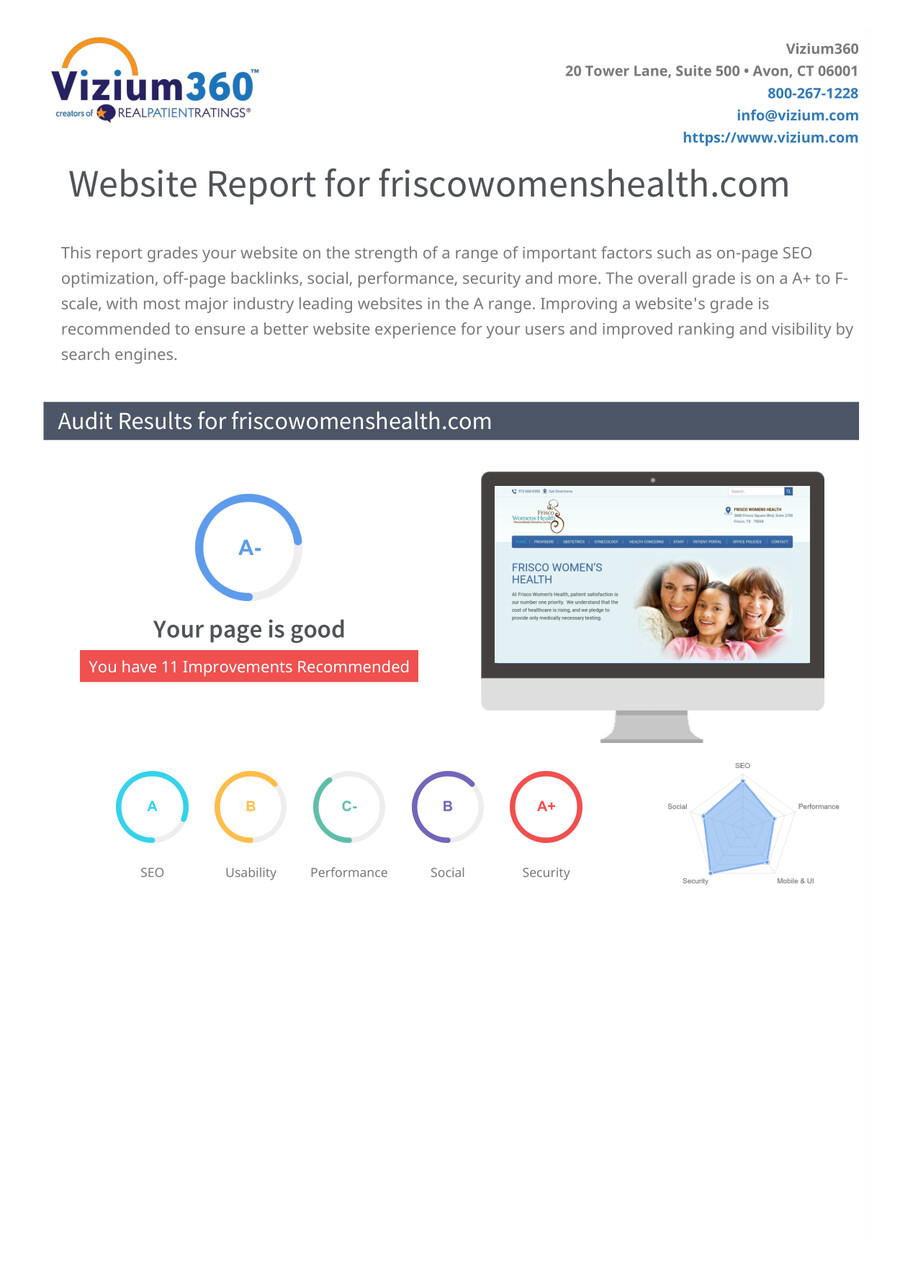 Frisco Women’s Health SEO Analysis by Mark Roffer Flipsnack