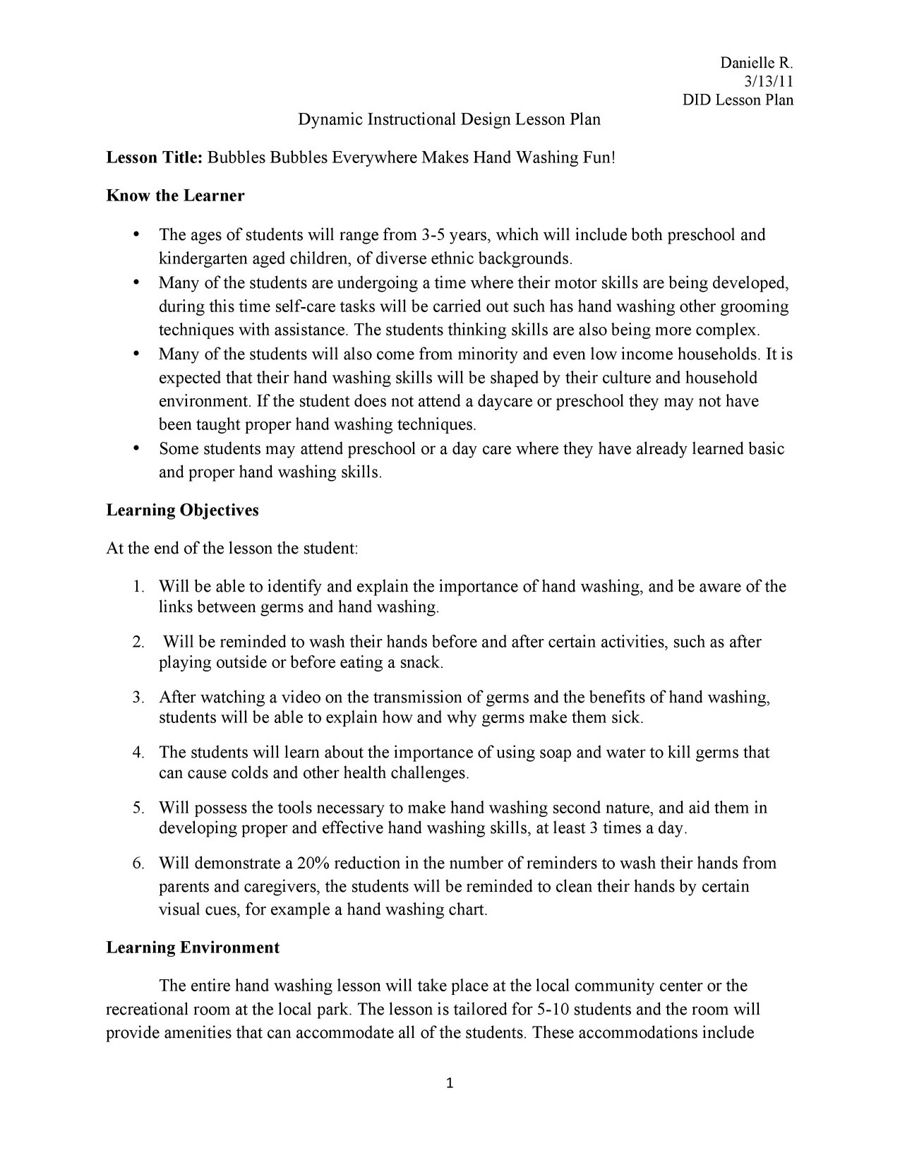 Dynamic Instructional Design Model Lesson Plan by Deannie Dison - Flipsnack