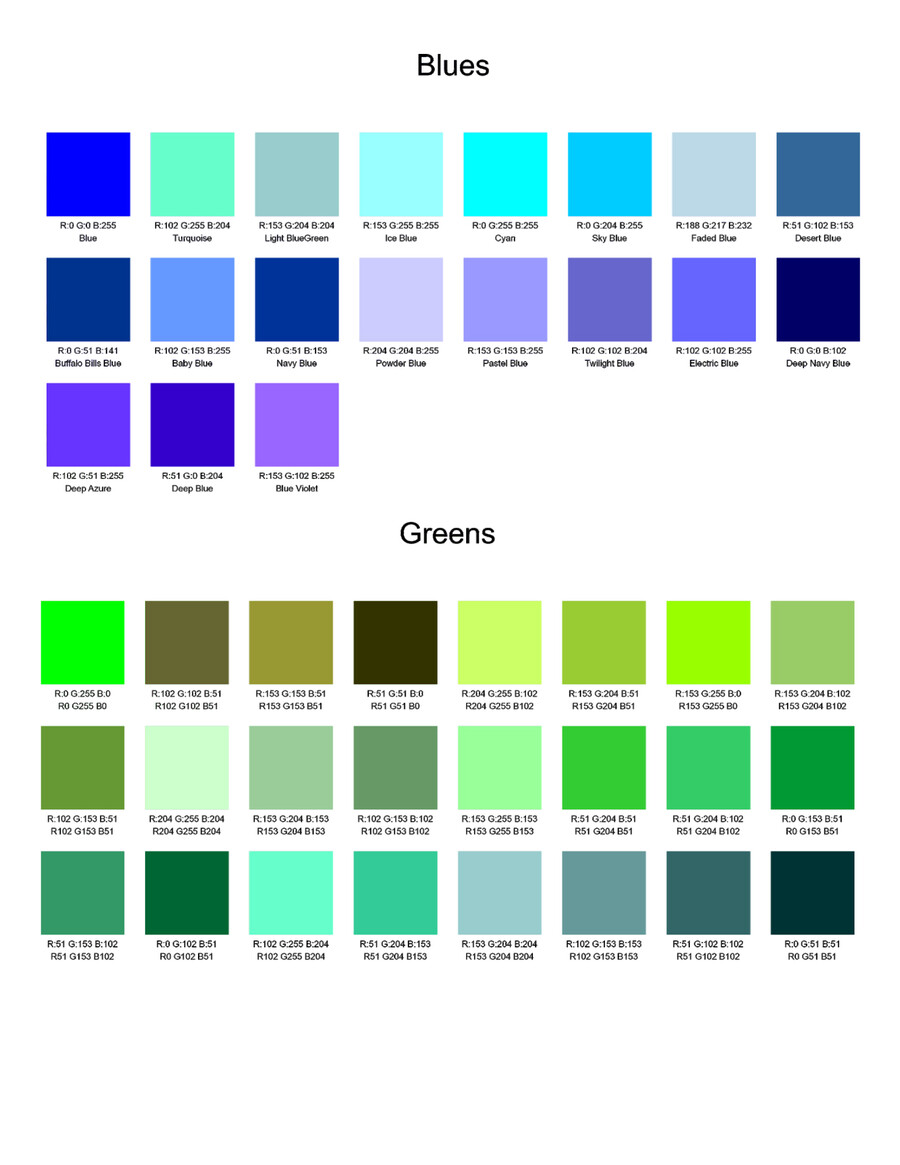 Color Chart by Amanda VanPelt - Flipsnack