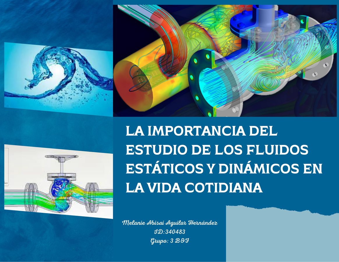 la importancia del estudio de los fluidos estáticos y dinámi by melanie ...