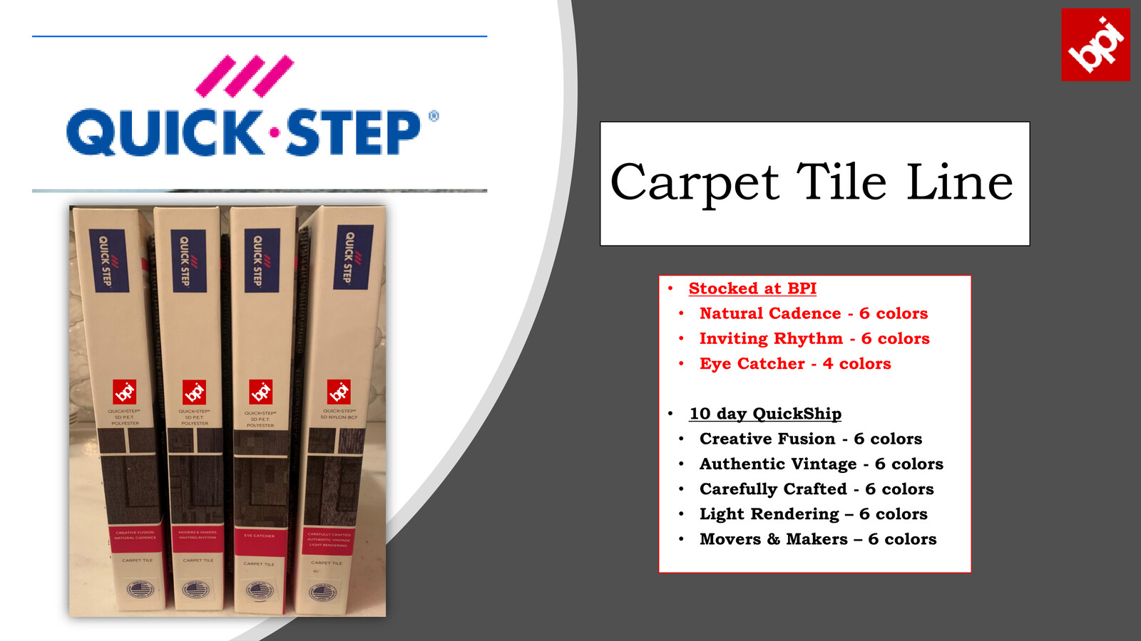 New QuickStep Carpet Lines 2021 Design by adam Flipsnack