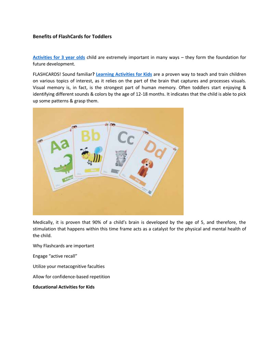 Benefits of FlashCards for Toddlers_Blog1 by SEO ClassMonitor Flipsnack