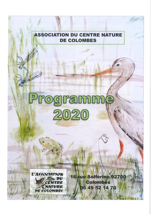 Couverture de l'article "Programme 2020 de l'Association du Centre Nature"