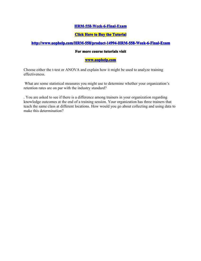 Hrm 558 week 6 final exam by f6be9cca9f7 flipsnack