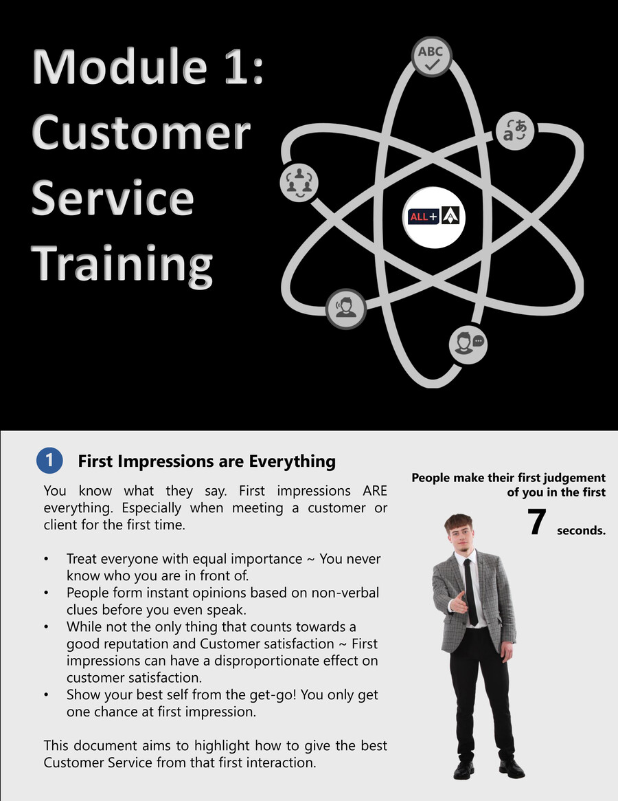 CS Training Booklet Module 1 by Louise - Flipsnack