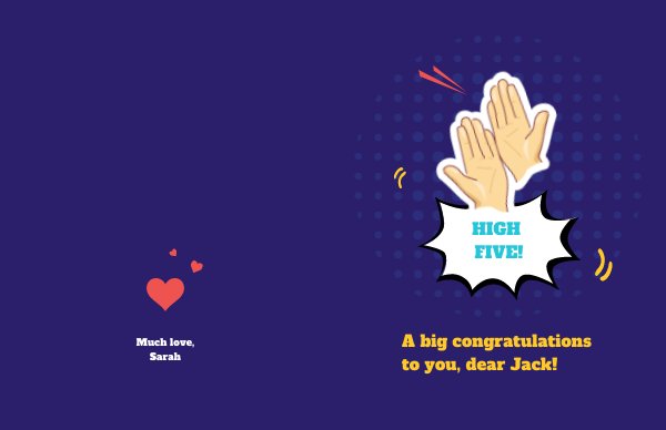 Free Online Congratulations Card by Flipsnack templates - Flipsnack