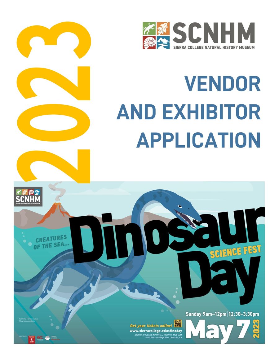 Dinosaur Day 2023 Vendor and Exhibitor Application by Rachael Greve