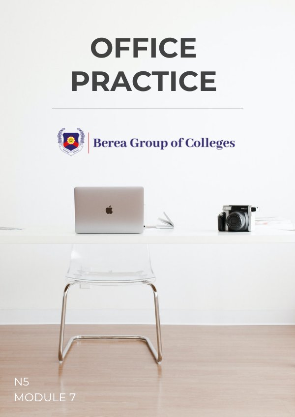 OFFICE PRACTICE N5 MODULE 7 by EPublishing