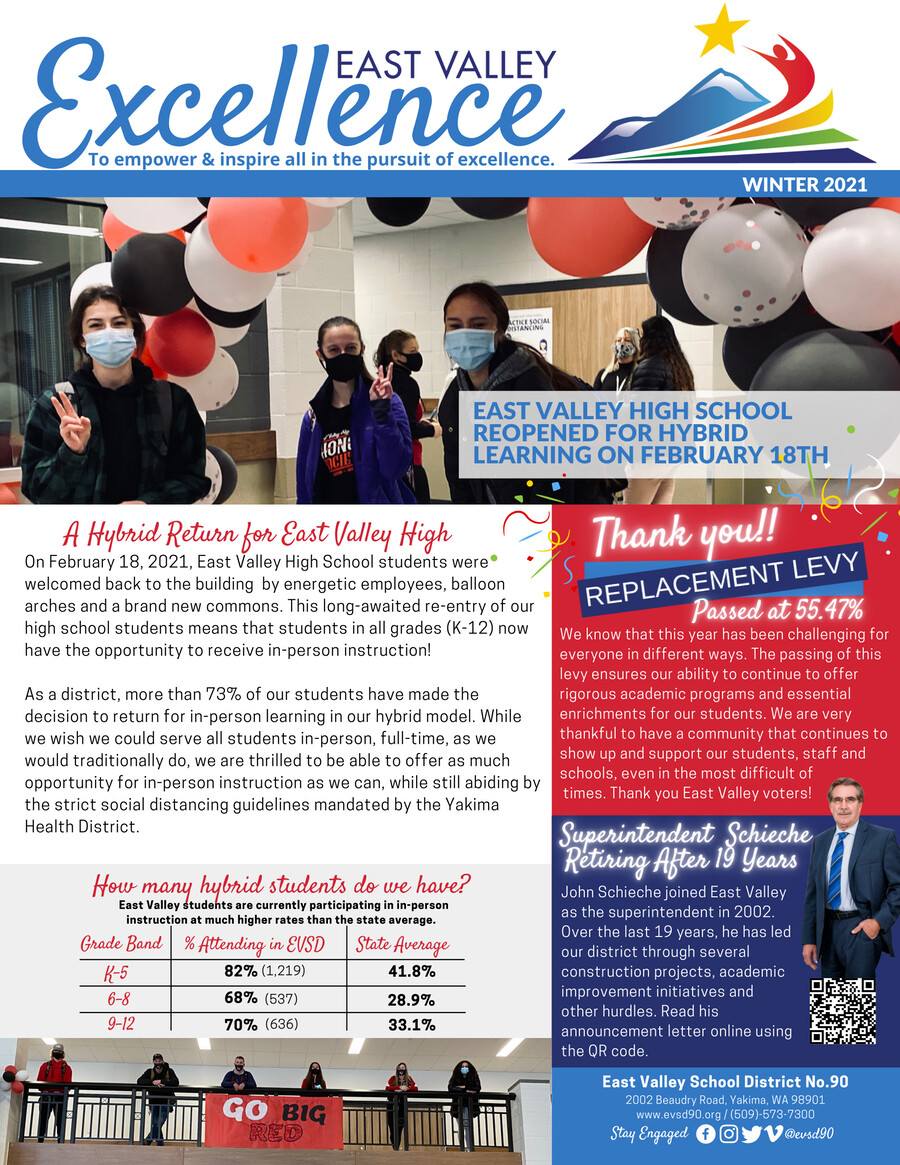 East Valley Excellence - Winter Newsletter 2021 by East... - Flipsnack