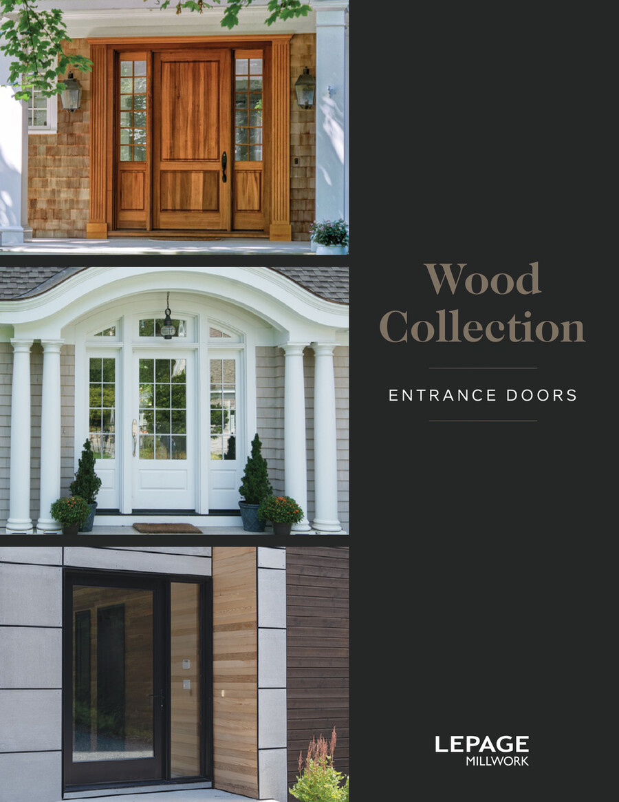 Lepage Millwork Wood Collection Entrance Doors by Lepage Millwork