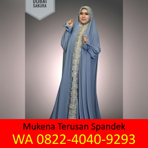 WA -0822-4040-9293, Pusat Grosir Harga Mukena Kain Spandek Hasfi