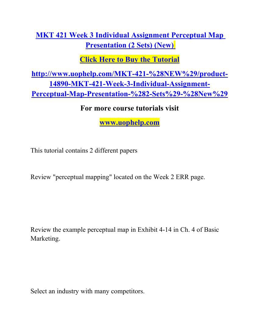 Perceptual maps mkt421 essay example 03 picture