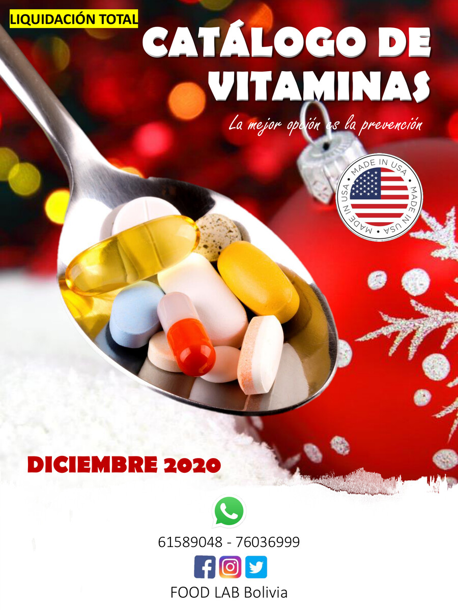 VITAMINAS AMERICANAS CATALOGO DICiEMBRE 20 by Patricia Gutierrez Flipsnack