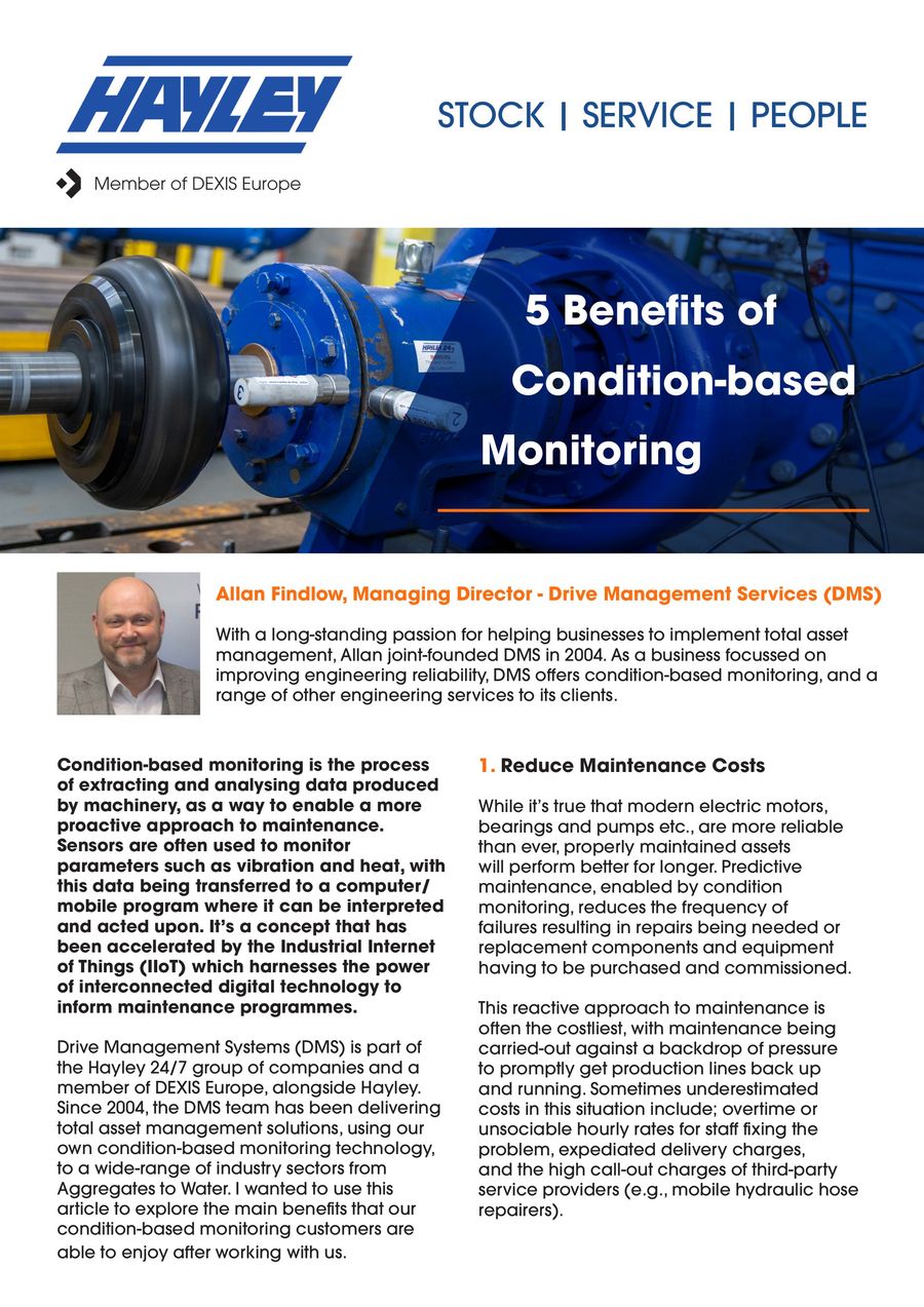 5 Benefits of Conditionbased Monitoring by Hayley Group Flipsnack