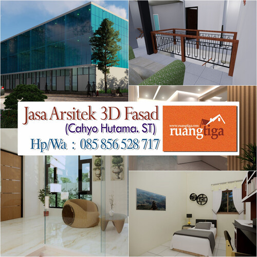 085856528717 Jasa desain rumah mewah 1 lantai Professional