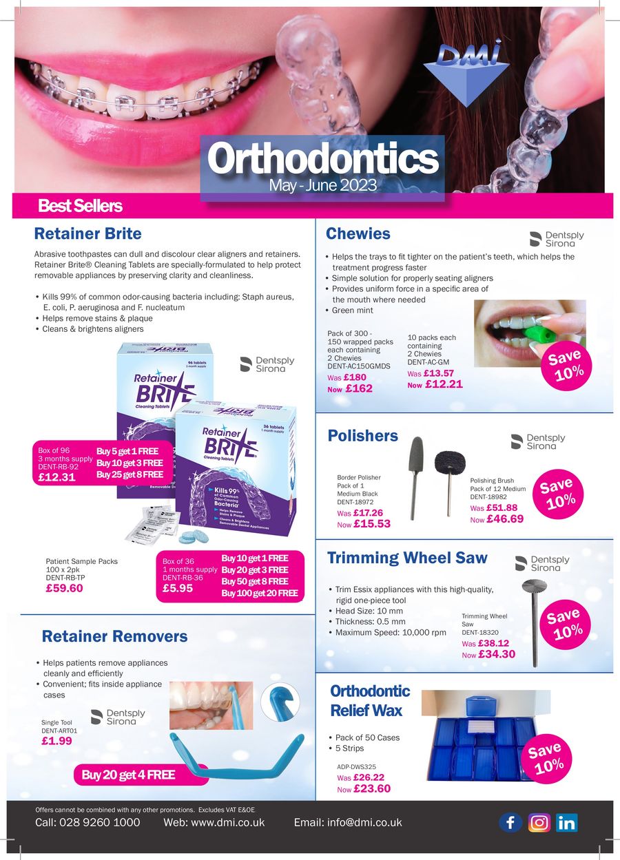 Orthodontic Flyer MayJune NI 2023 by DMI Flipsnack