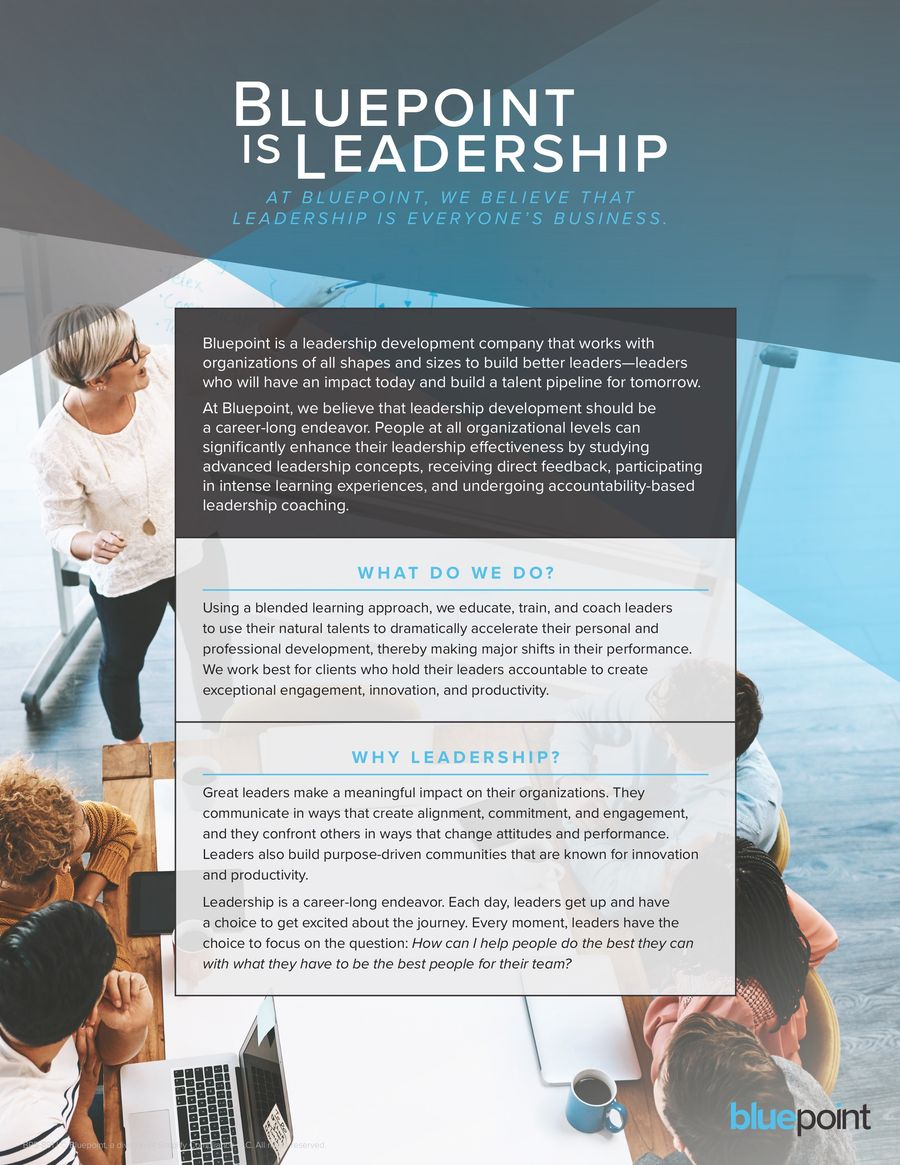 Bluepoint is Leadership by HCI - Flipsnack