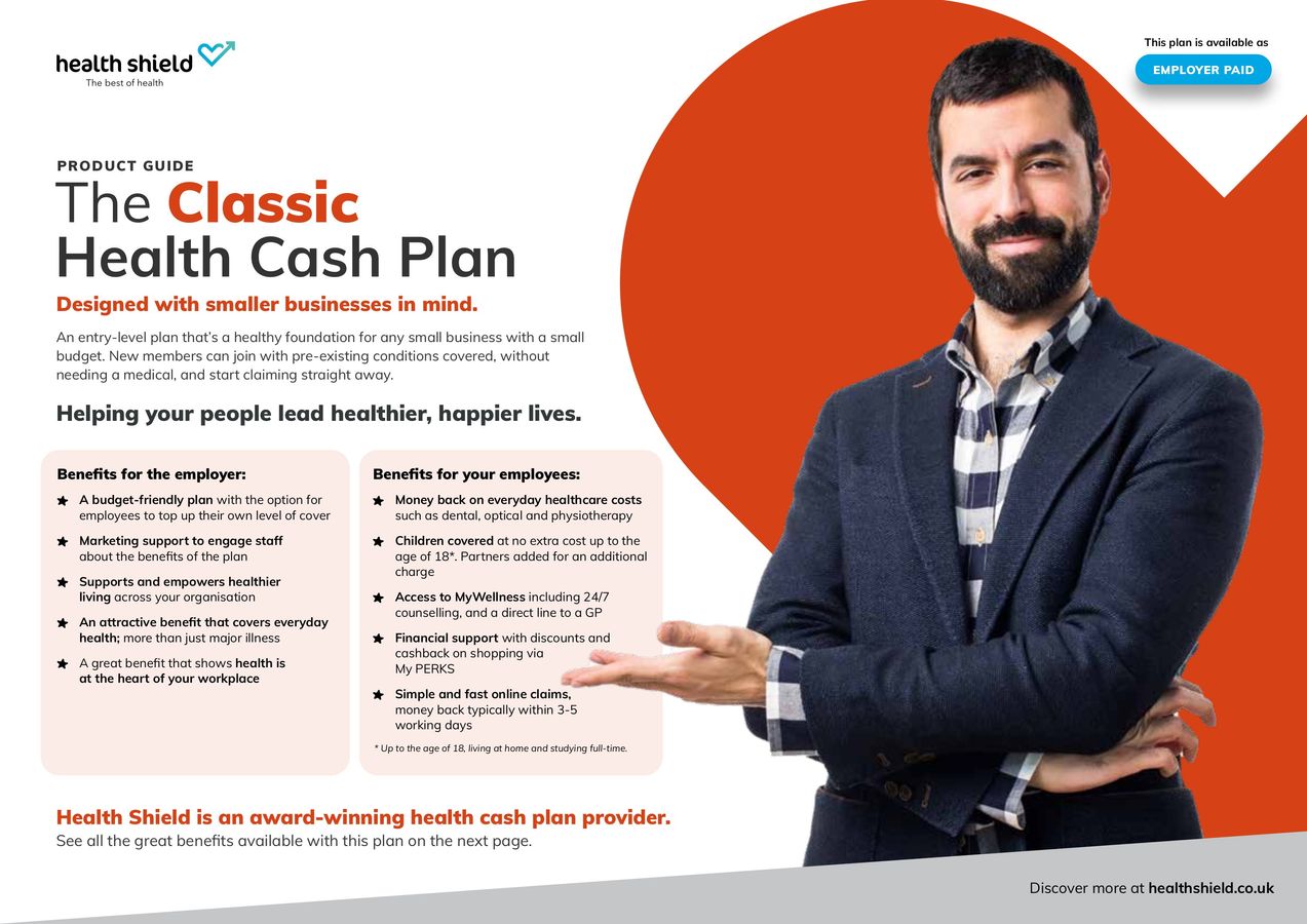 Health Shield Classic Cash Plan Product Guide by Health Shield - Flipsnack