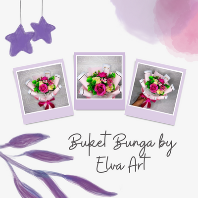 Elva Art 082326148130, Jasa Buket bunga uang Maluku Utara